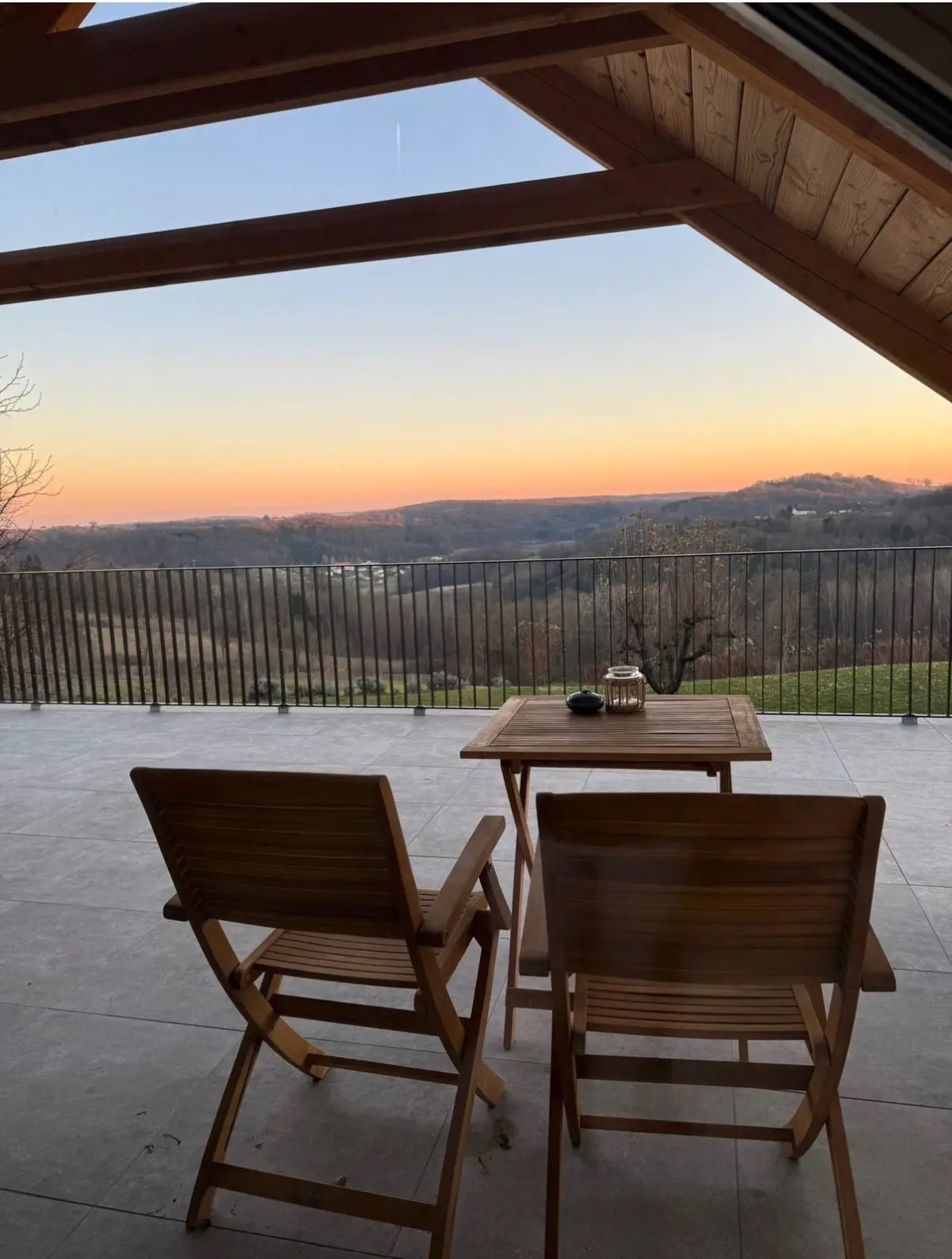 Abendstimmung am Yogahof
