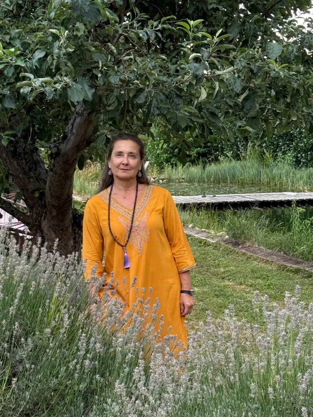Andrea Haas in Meditation